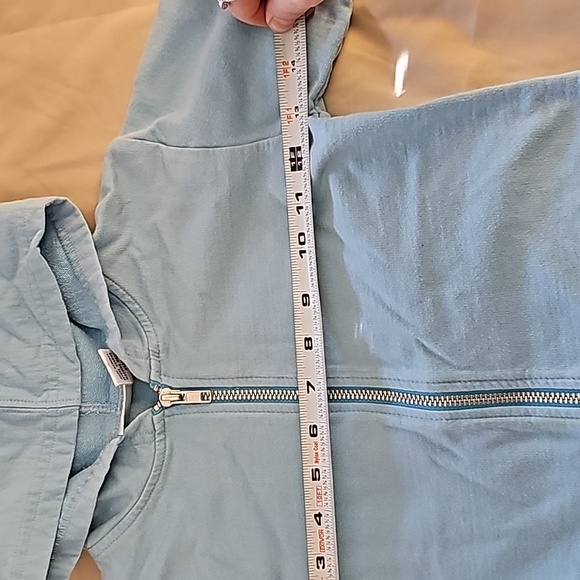 Atlantique Kids front zip hoodie size 5-6 100% Cotton Long Sleeve - Picture 9 of 16